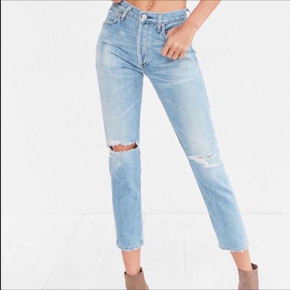 CITIZENS OF HUMANITY || NWT Liya high rise classic fit denim size 24
